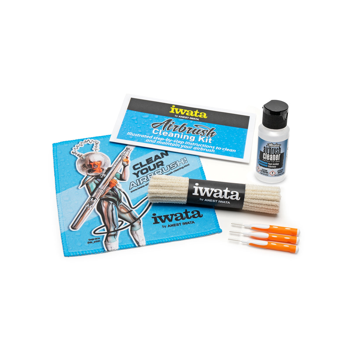 CL150 - Iwata Airbrush Cleaning Kit Refill Pack